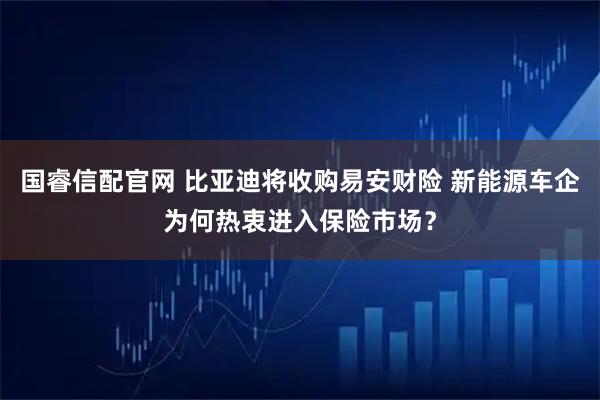 国睿信配官网 比亚迪将收购易安财险 新能源车企为何热衷进入保险市场？